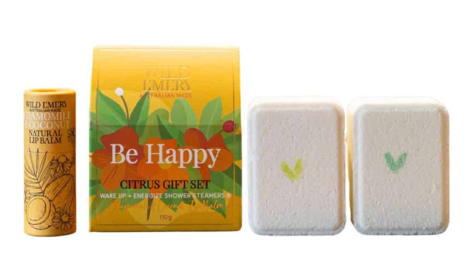 Wild Emery Grateful Mini Gift Set with Hand Cream and Lip Balm - 42ml