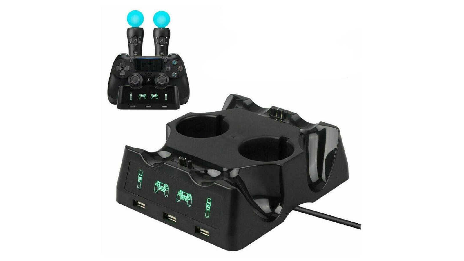 BatteryMate 4-in-1 Charger Charging Dock for Sony Playstation VR