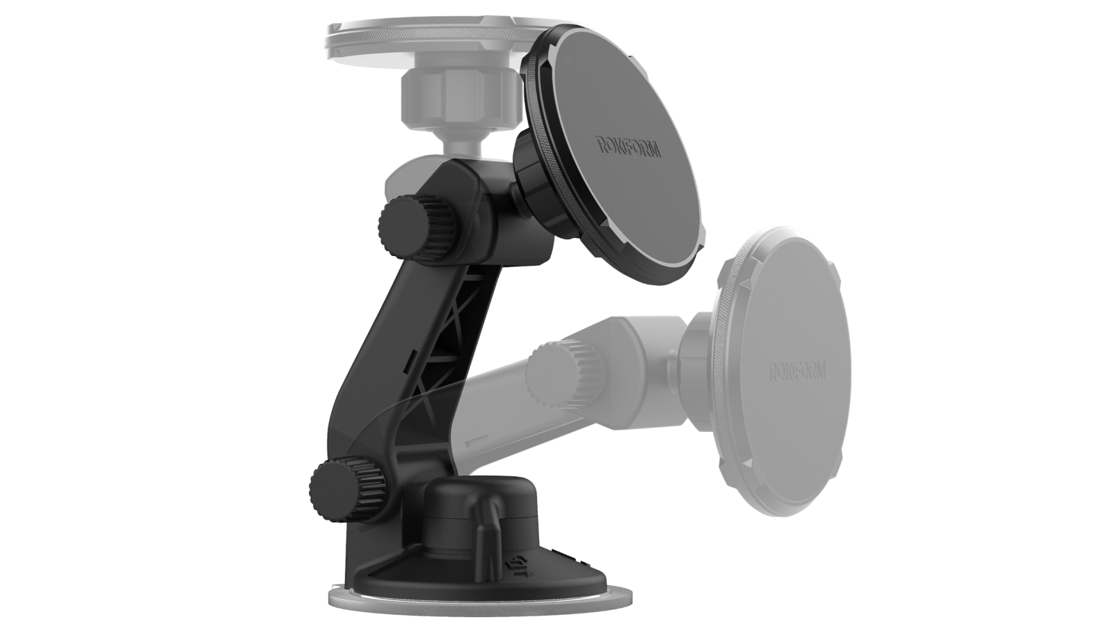 Rokform Magnetic Windshield Phone Mount - Secure 360° Rotation - View #3