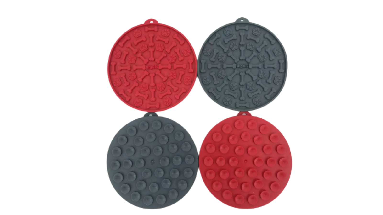 YES4PETS Pet Food Peanut Butter Spread and Lick Mat Pad - 4 Pack