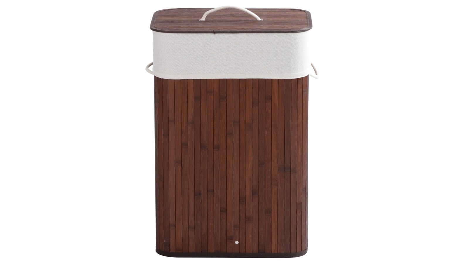 Sherwood Home 40x30x60cm Tall Rectangular Folding Bamboo Laundry Hamper with Lid - Natural Bamboo