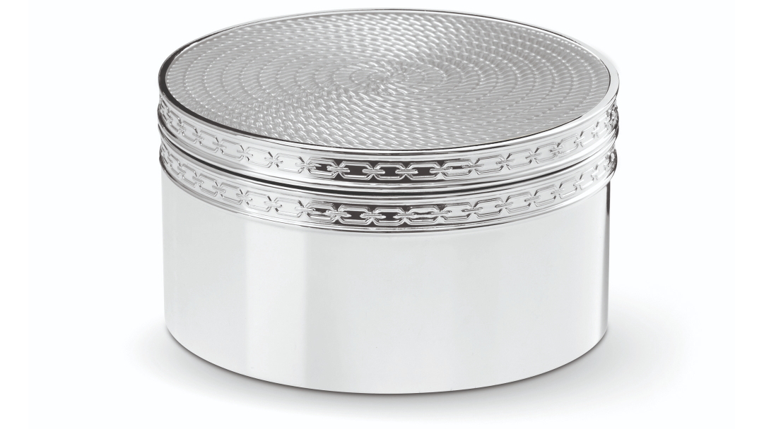 Vera Rive Box Wedgewood Vera Wang with Love Nouveau Covered Box - Silver | Harvey Norman