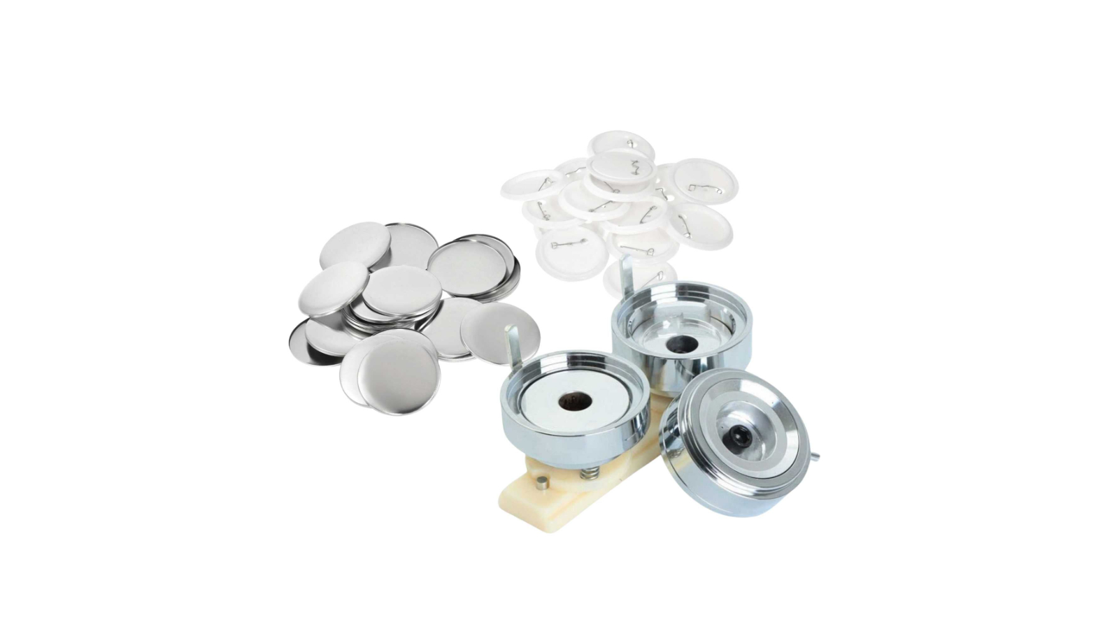 Tooleroo 500 Piece Button Badge Mould - 2.5cm