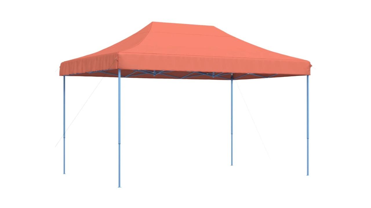 vidaXL 440 x 292 x 315cm Pop-Up Foldable Party Tent - Terracotta