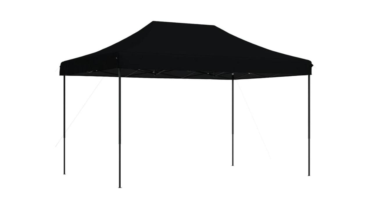 vidaXL 440 x 292 x 315cm Pop-Up Foldable Party Tent - Black
