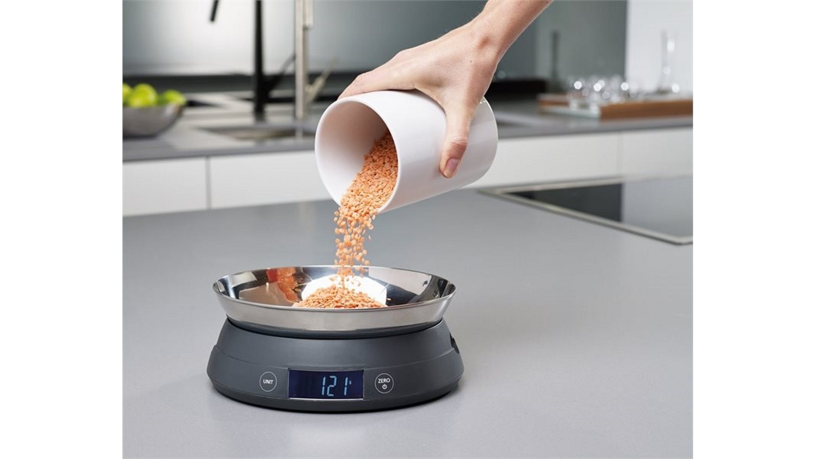 Joseph Joseph SwitchScale 2-in-1 Digital Scale - Grey | Harvey Norman