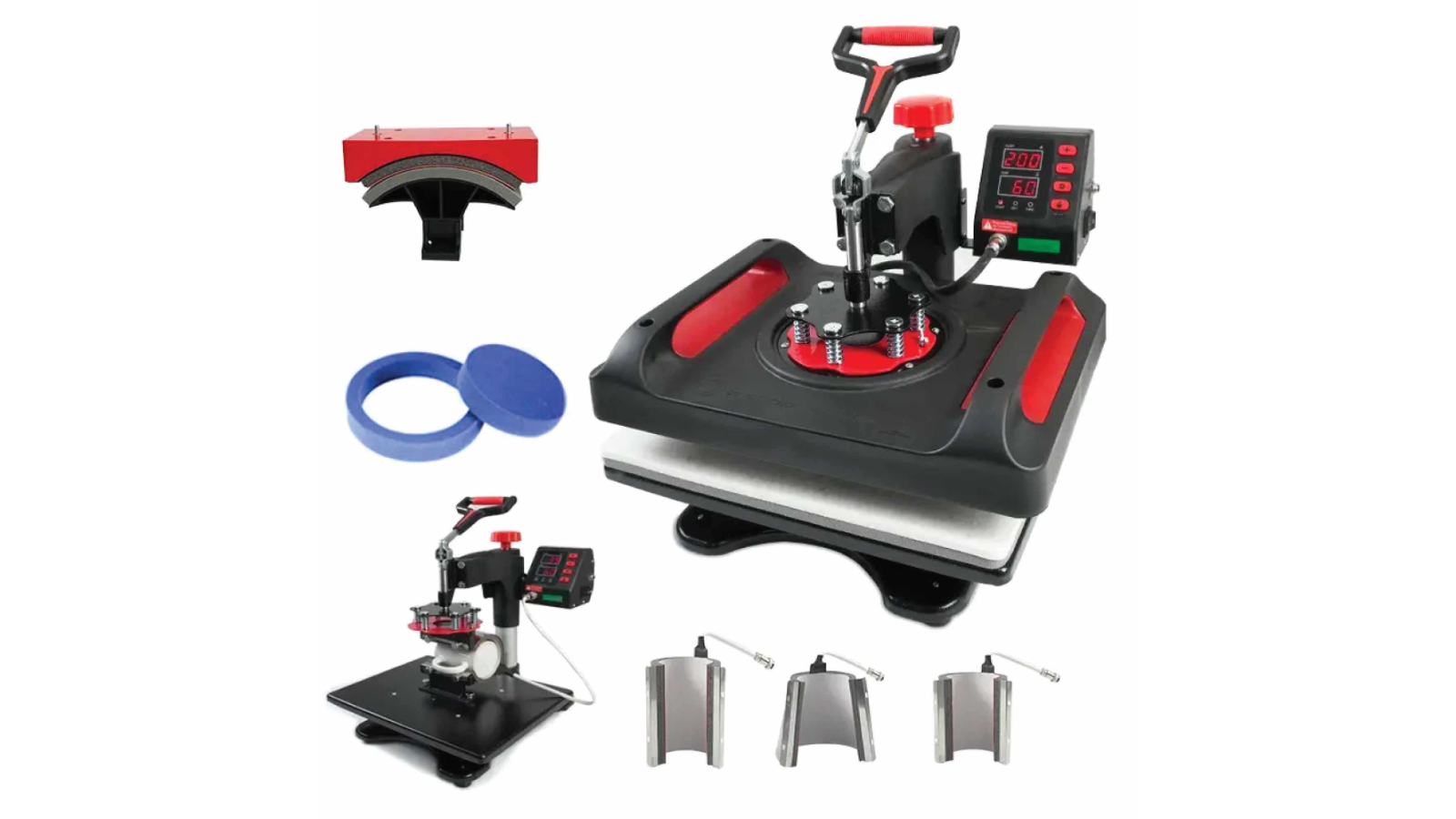 Tooleroo 8-in-1 Combo Printing Heat Press