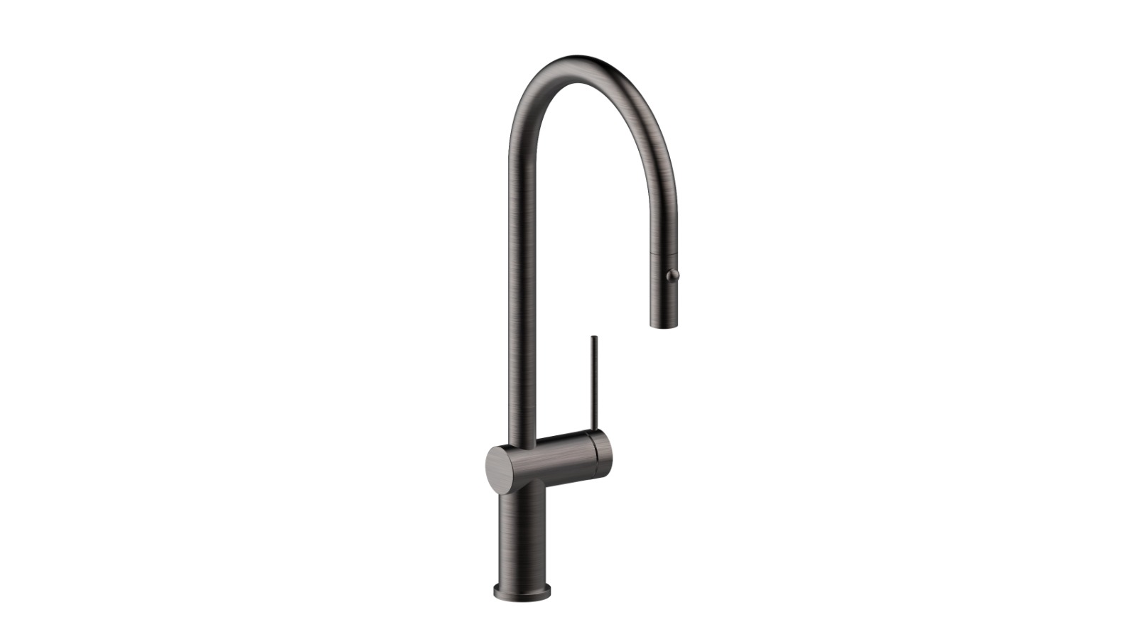 Armando Vicario Lead-Free Gusto Dual Spray Kitchen Mixer - Black Brushed Nickel