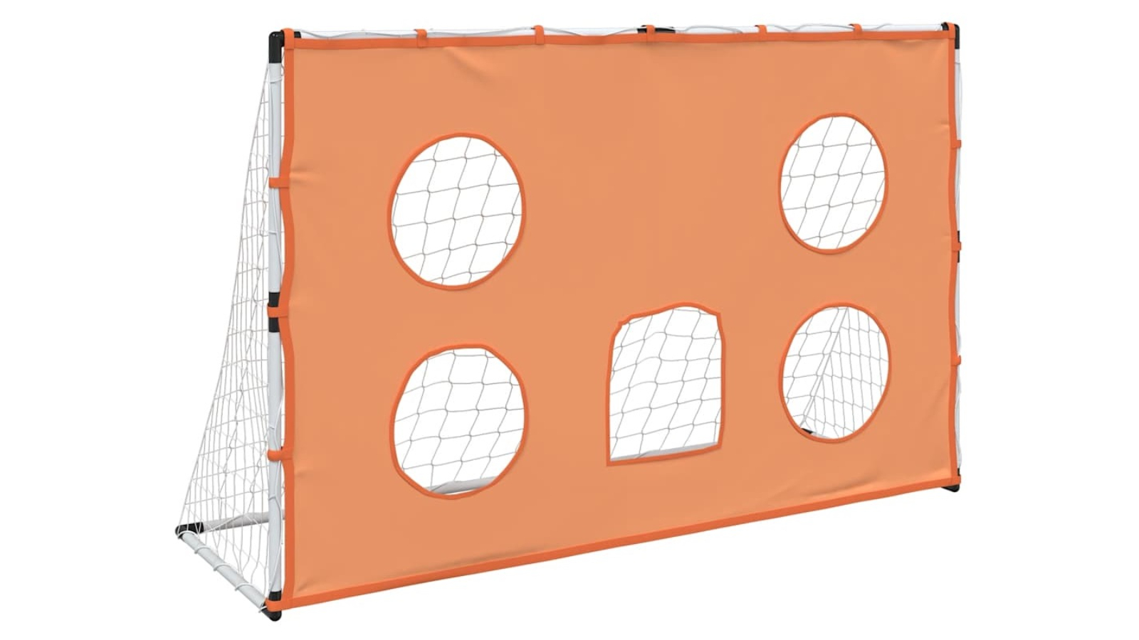 vidaXL Kids Football Goal with Targeting Mat and Ball - 182 x 62 x 118cm