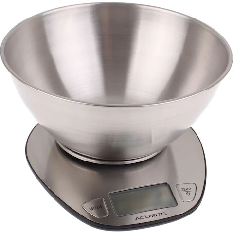 Acurite Digital Stainless Steel Kitchen Scale - 5kg