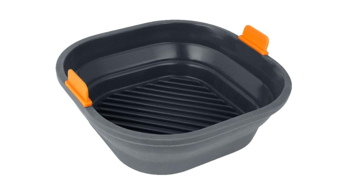 Purple Spoilz Bakemaster Square Collapsible Silicone Air Fryer Insert - 21 x 21cm
