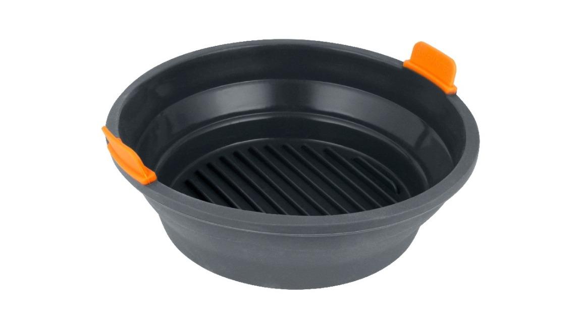 Purple Spoilz Bakemaster Round Collapsible Silicone Air Fryer Insert - 21cm
