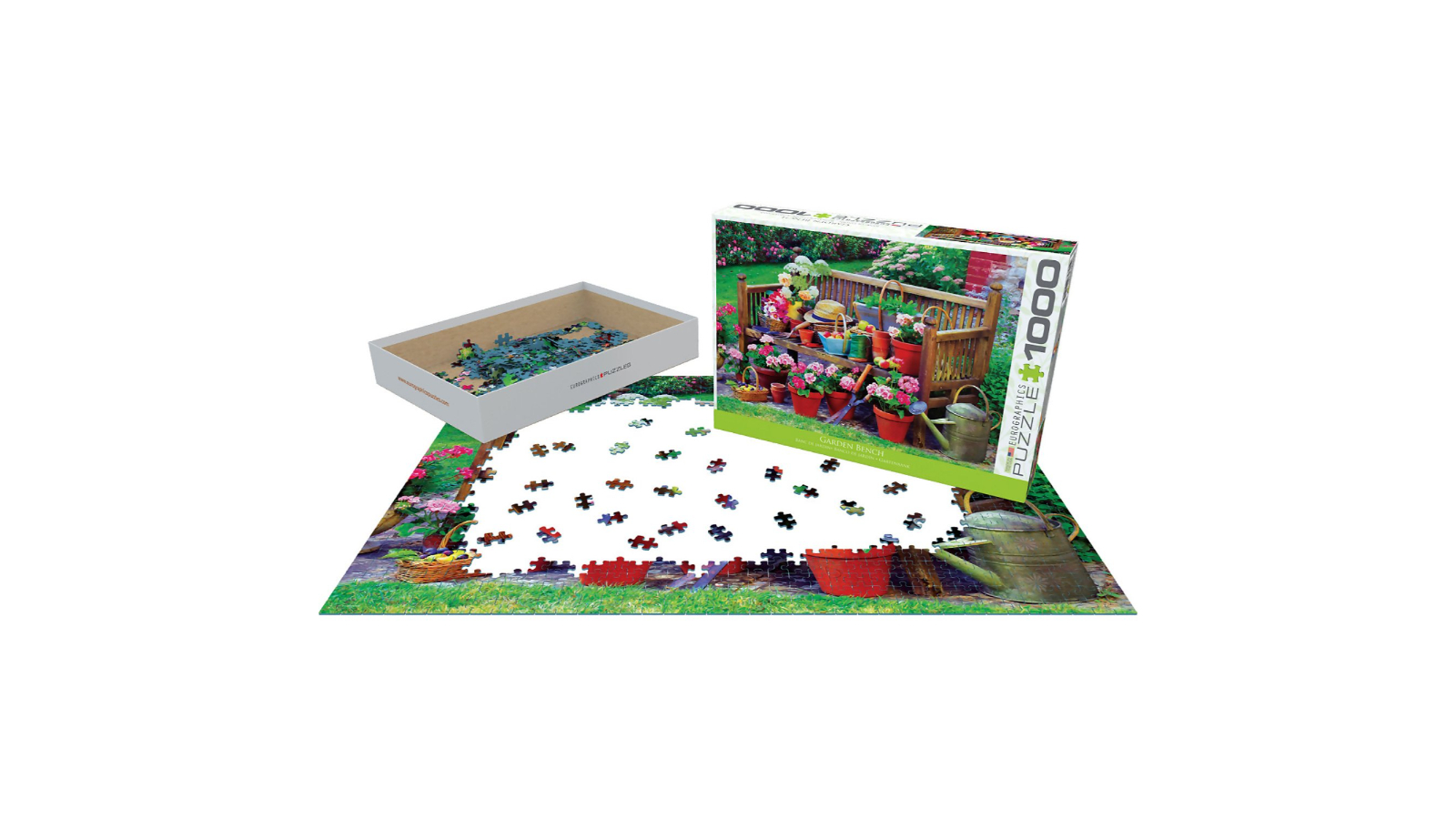 Eurographics 1000 Piece Garden Bench Jigsaw Puzzle 