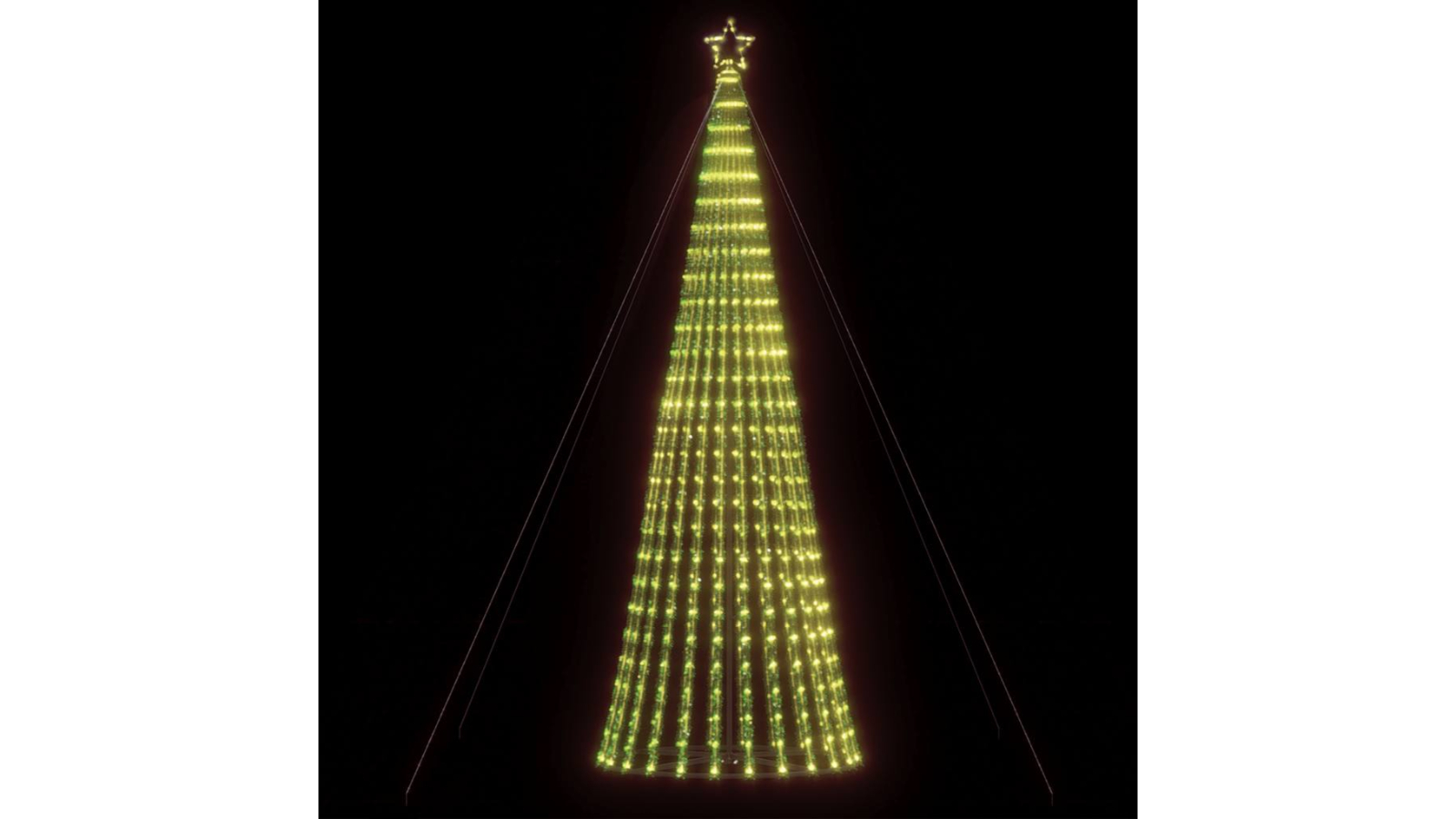 vidaXL 1028 Warm White Christmas Tree LED Light Cone - 400metre