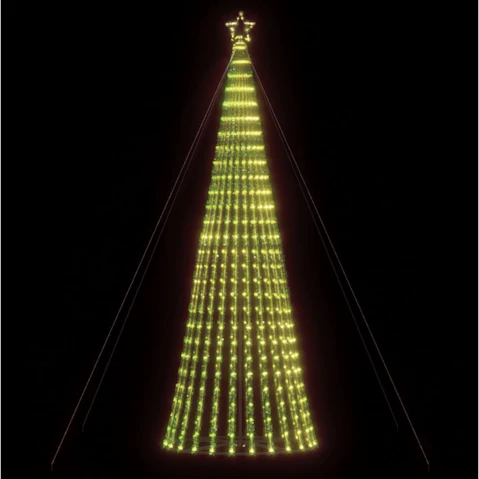 vidaXL 1028 Warm White Christmas Tree LED Light Cone - 400metre