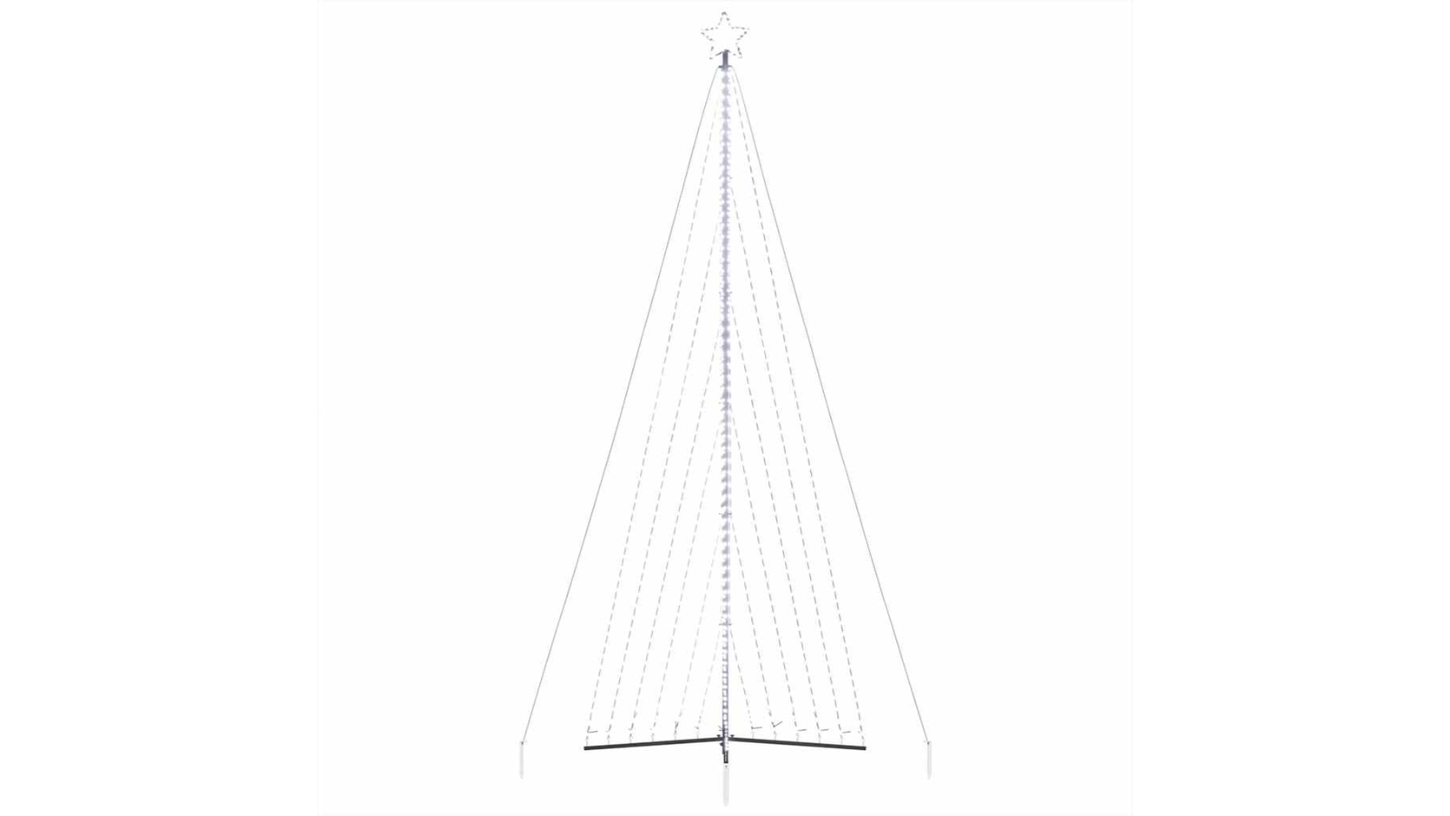vidaXL LED Christmas Tree 789 LEDs Cold White - 478cm