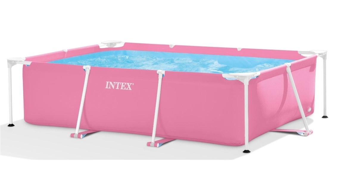Intex Pink Rectangular Frame Pool Harvey Norman