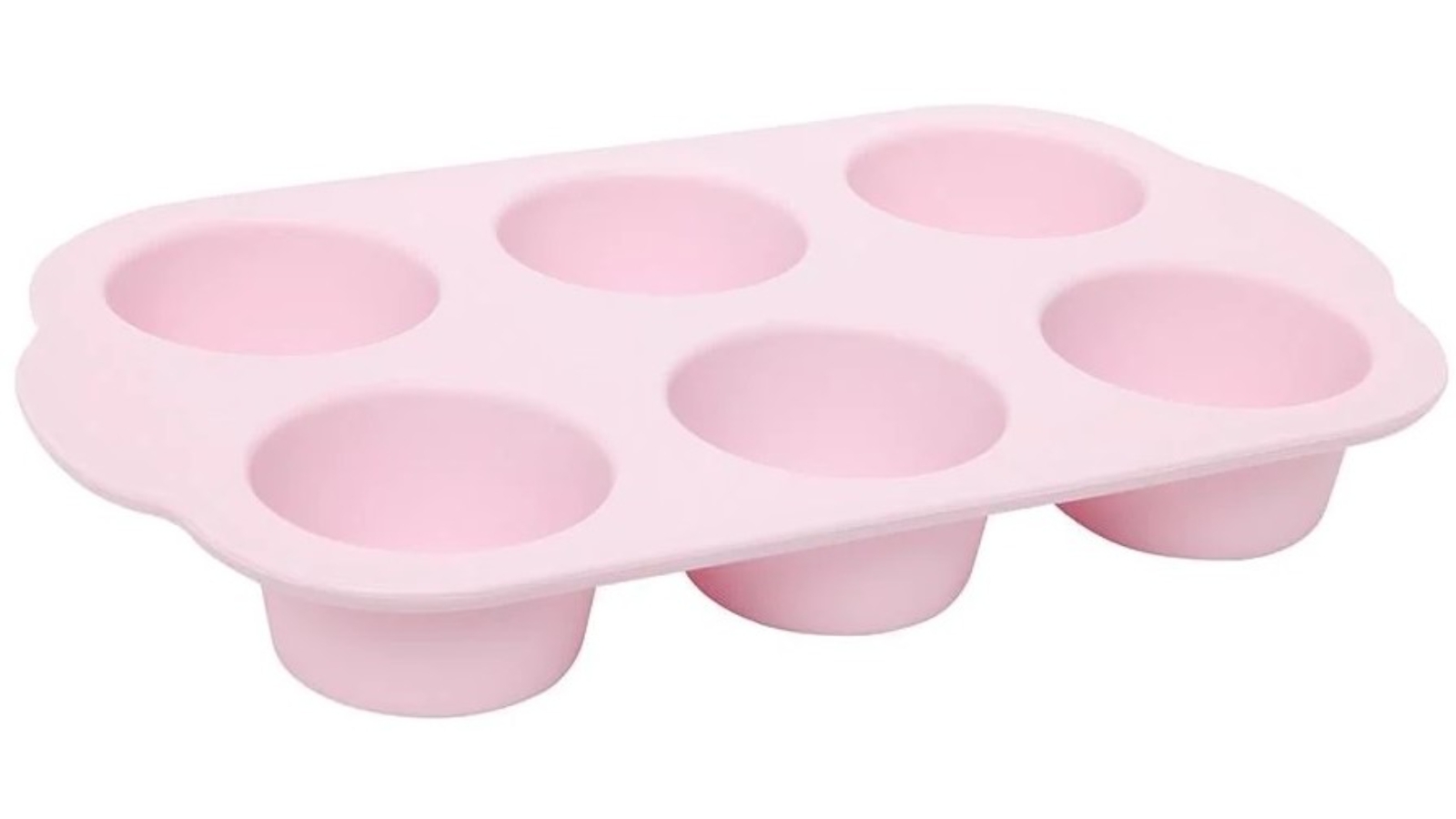 Wiltshire Pink Silicone 6 Cup Muffin Pan