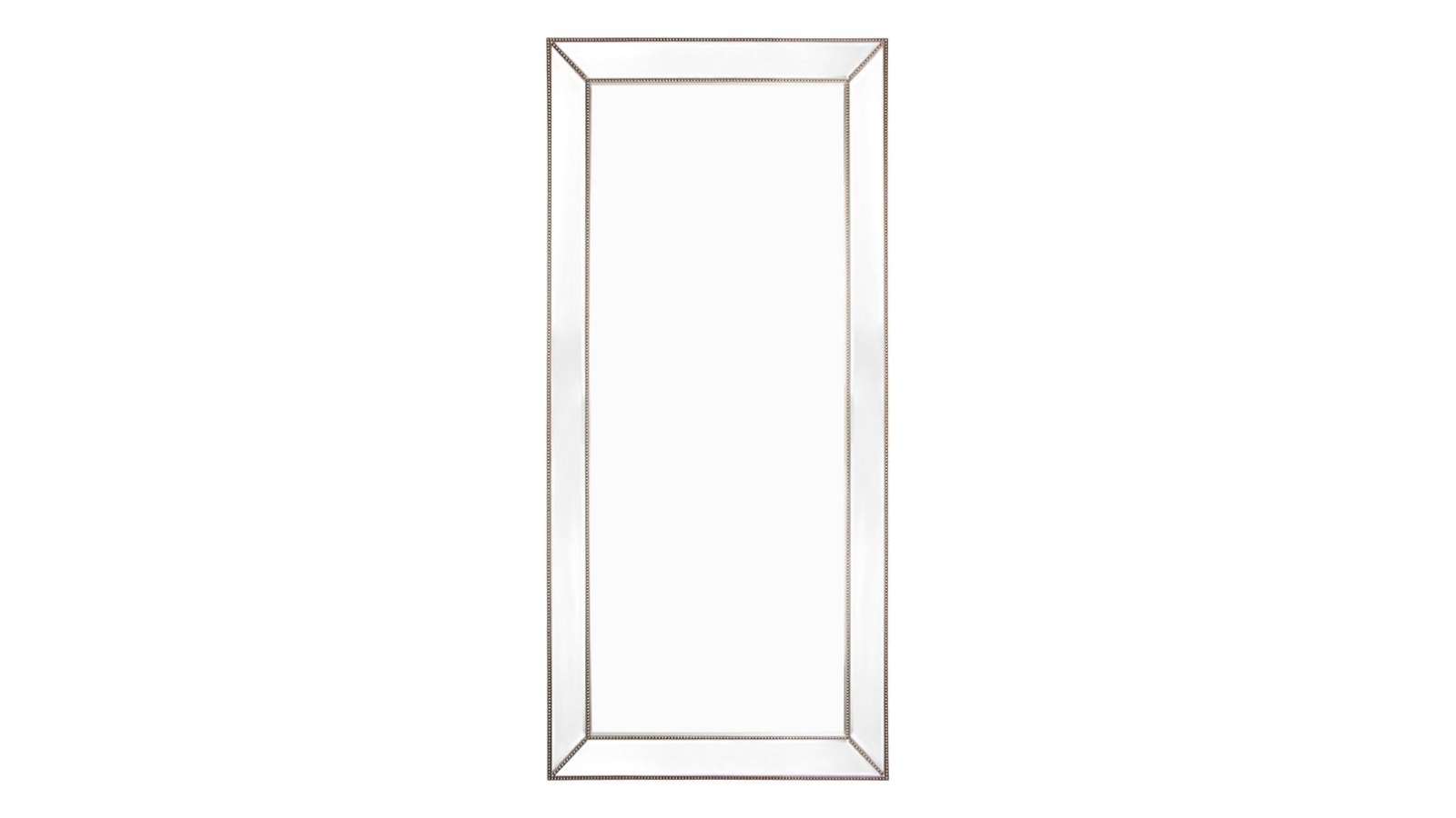 Cafe Lighting & Living Zeta Floor Mirror - Antique Silver