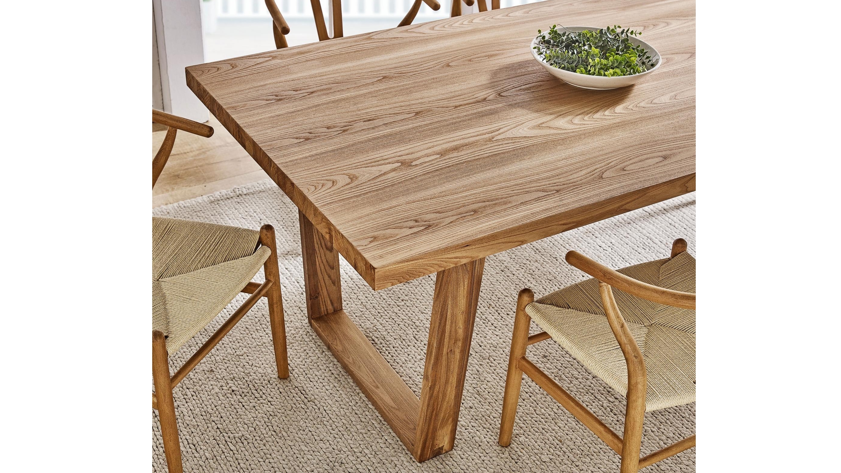 Airlie 9Piece Rectangular Dining Setting Natural Harvey Norman