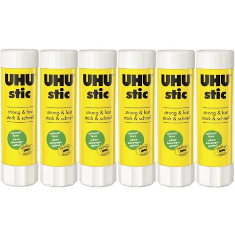UHU 40g Glue Stick - Pack of 6