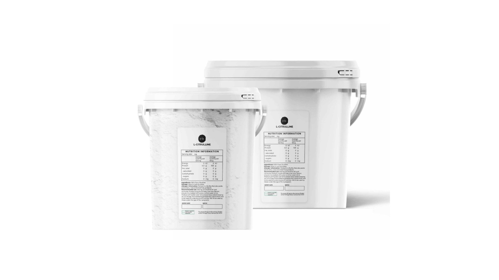 Orku L-Citrulline Powder Bucket
