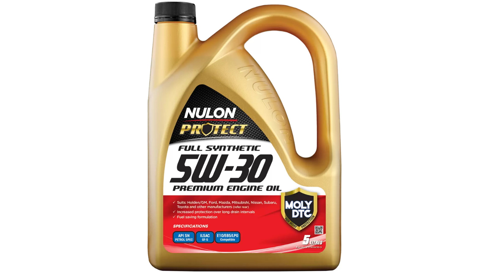 Nulon 5W-30 5L Synthetic Motor Engine Oil