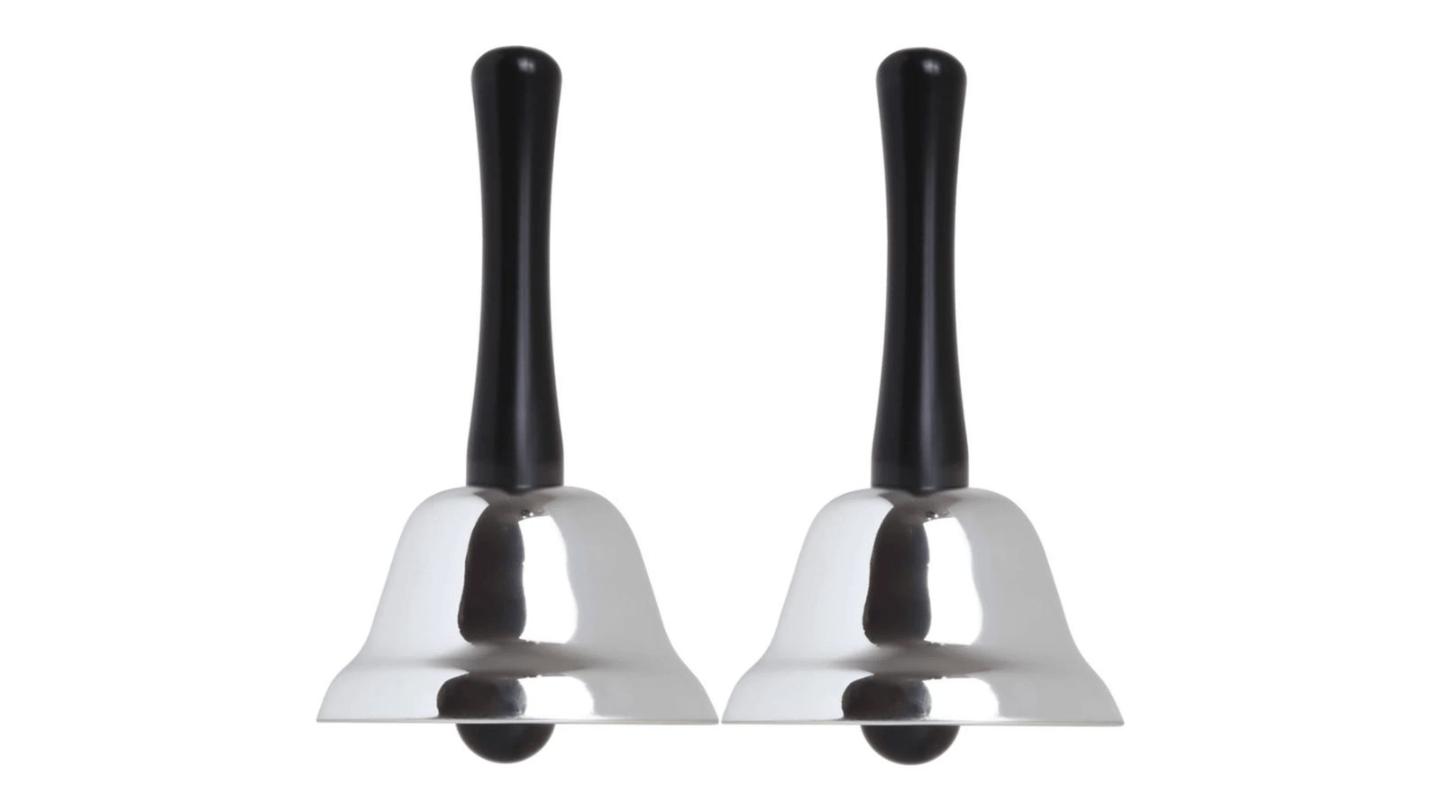 SuperOffice Reception Dinner Counter Hand Held Silver Ringing Bell