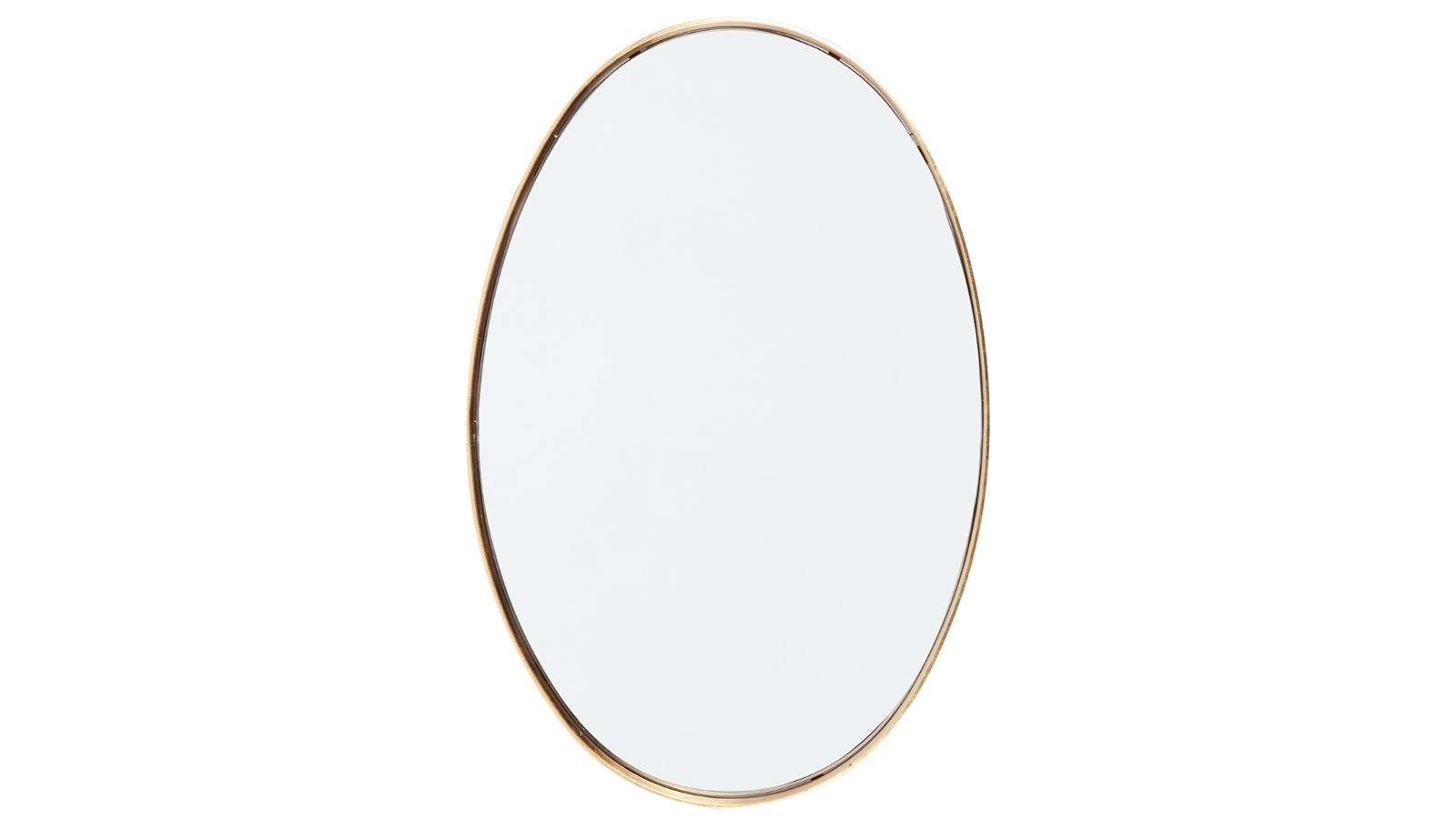 Cafe Lighting & Living Lucille Oval Wall Mirror - Gold Leaf