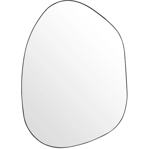 Cafe Lighting & Living Pollock Small Wall Mirror - Black