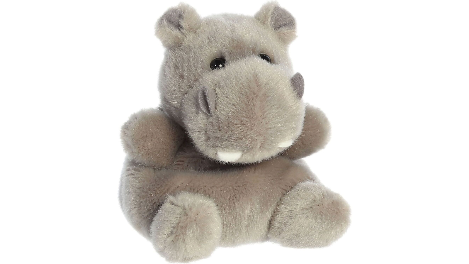 Palm Pals Cotton Candy Hunk Hippo Plush Toy - 13cm