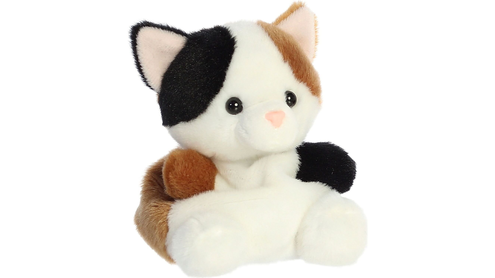 Palm Pals Cotton Candy Peebs Calico Cat Plush Toy - 13cm