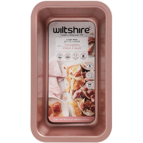Wiltshire 24cm Non Stick Loaf Pan - Rose Gold