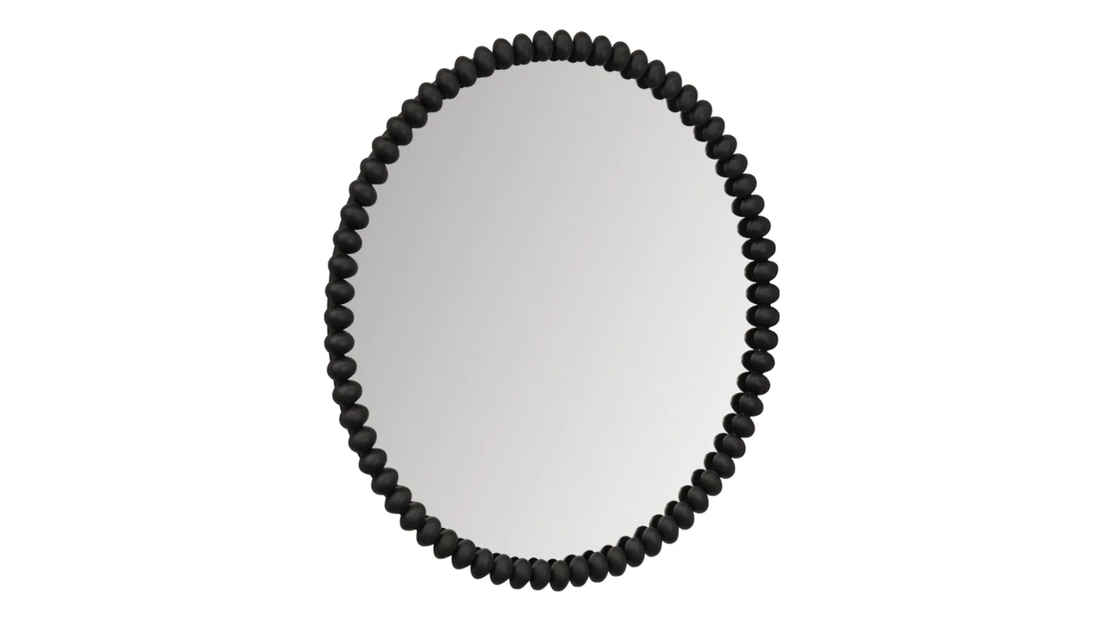 Cafe Lighting & Living Esme Round Wall Mirror - Black