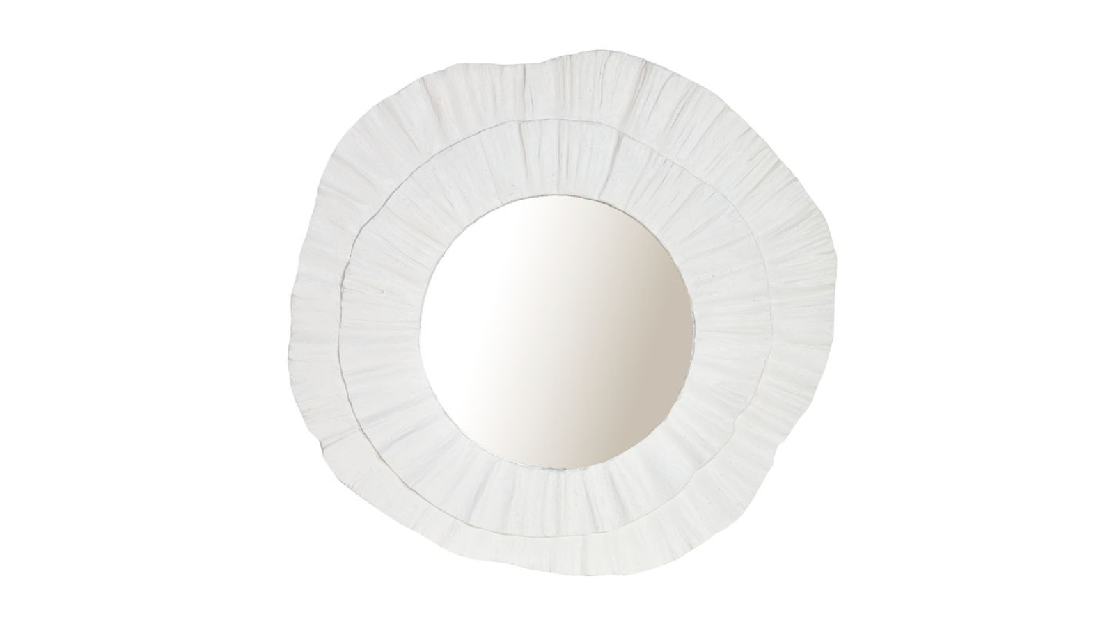 Cafe Lighting & Living Corfu Wall Mirror - White