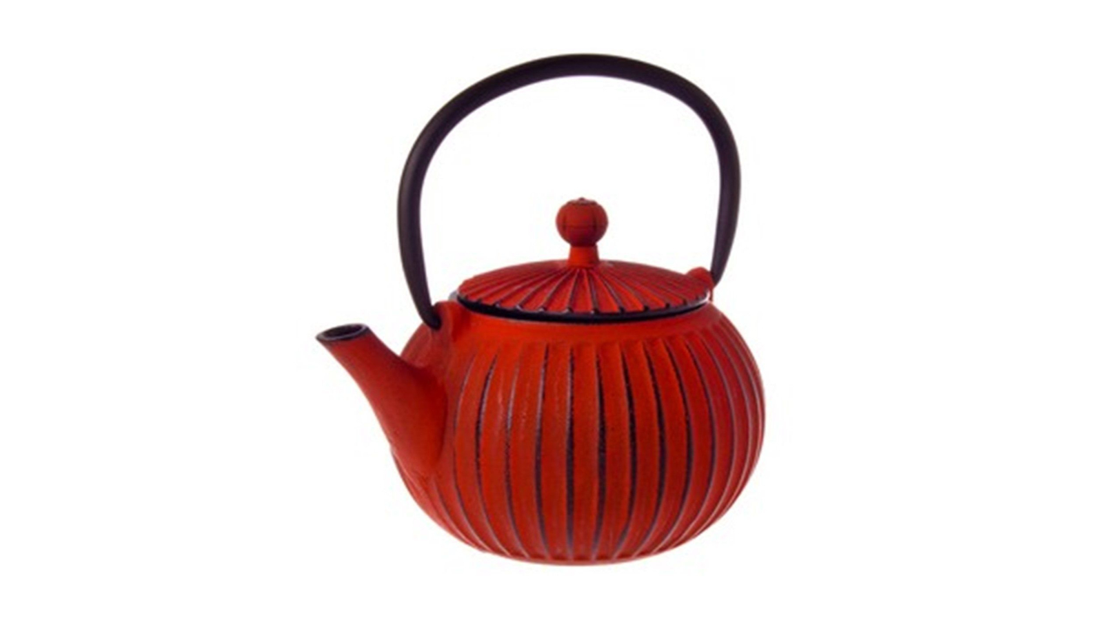 Teaology 500ml Cast Iron Teapot - Red