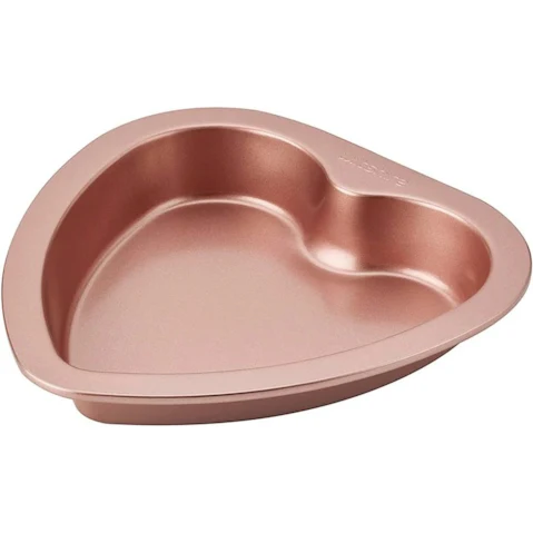 Wiltshire Rose Gold Non Stick Cake Pan Heart - 19cm