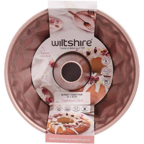 Wiltshire 21cm Non Stick Bundt Pan - Rose Gold