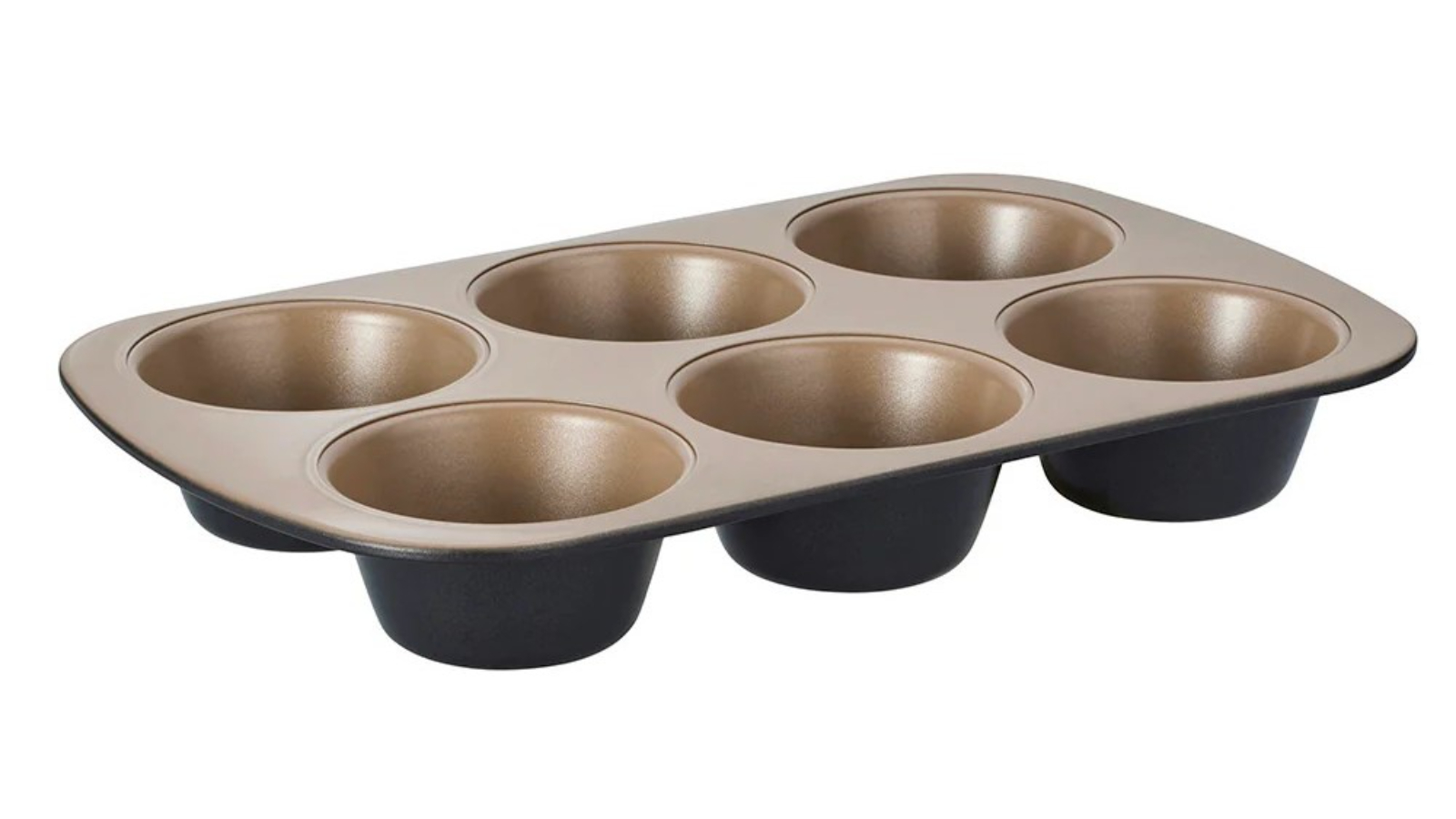 Stanley Rogers 6 Cup Ceramabake Non-Stick Ceramic Texas Muffin Pan