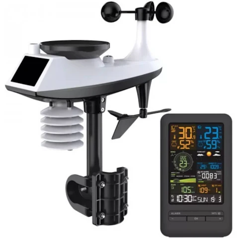 Tooleroo 7-in-1 Outdoor Professional Home Forecast Sensor Weather Station