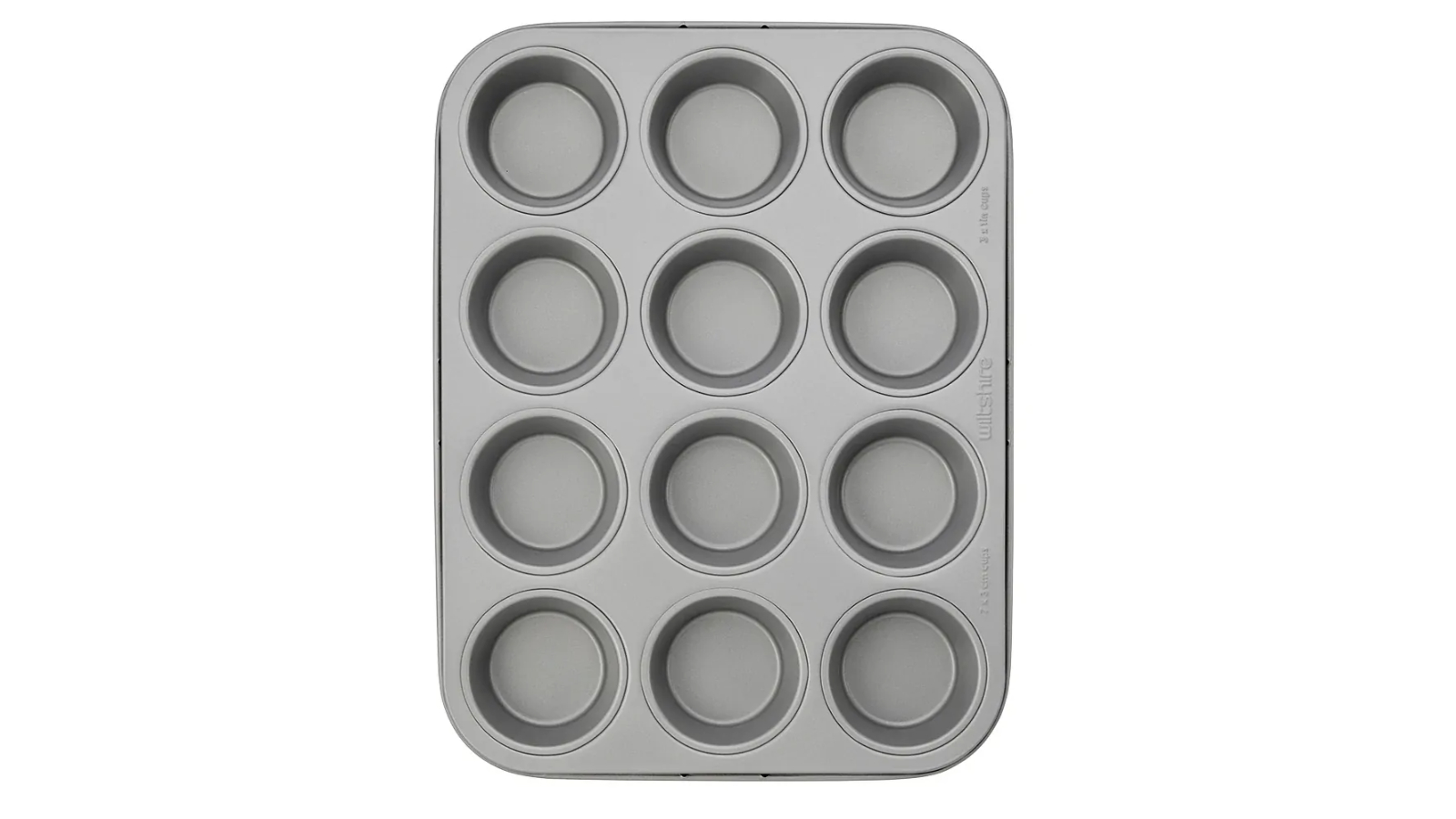 Wiltshire Two Tone 12 Cup Muffin Pan - Grey/Pink