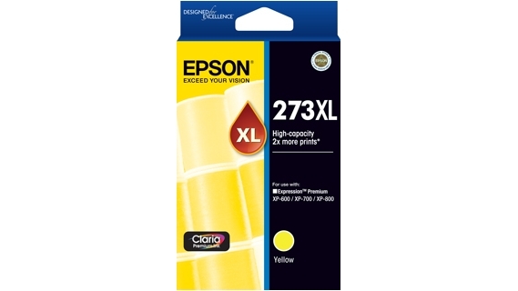 Epson 273XL High Capacity Claria Premium Photo Ink Cartridge - Yellow