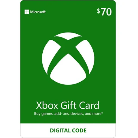 Xbox Live $70 Electronic Voucher