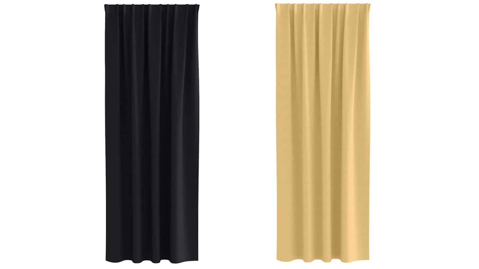 vidaXL Polyester Modern Blackout Curtain