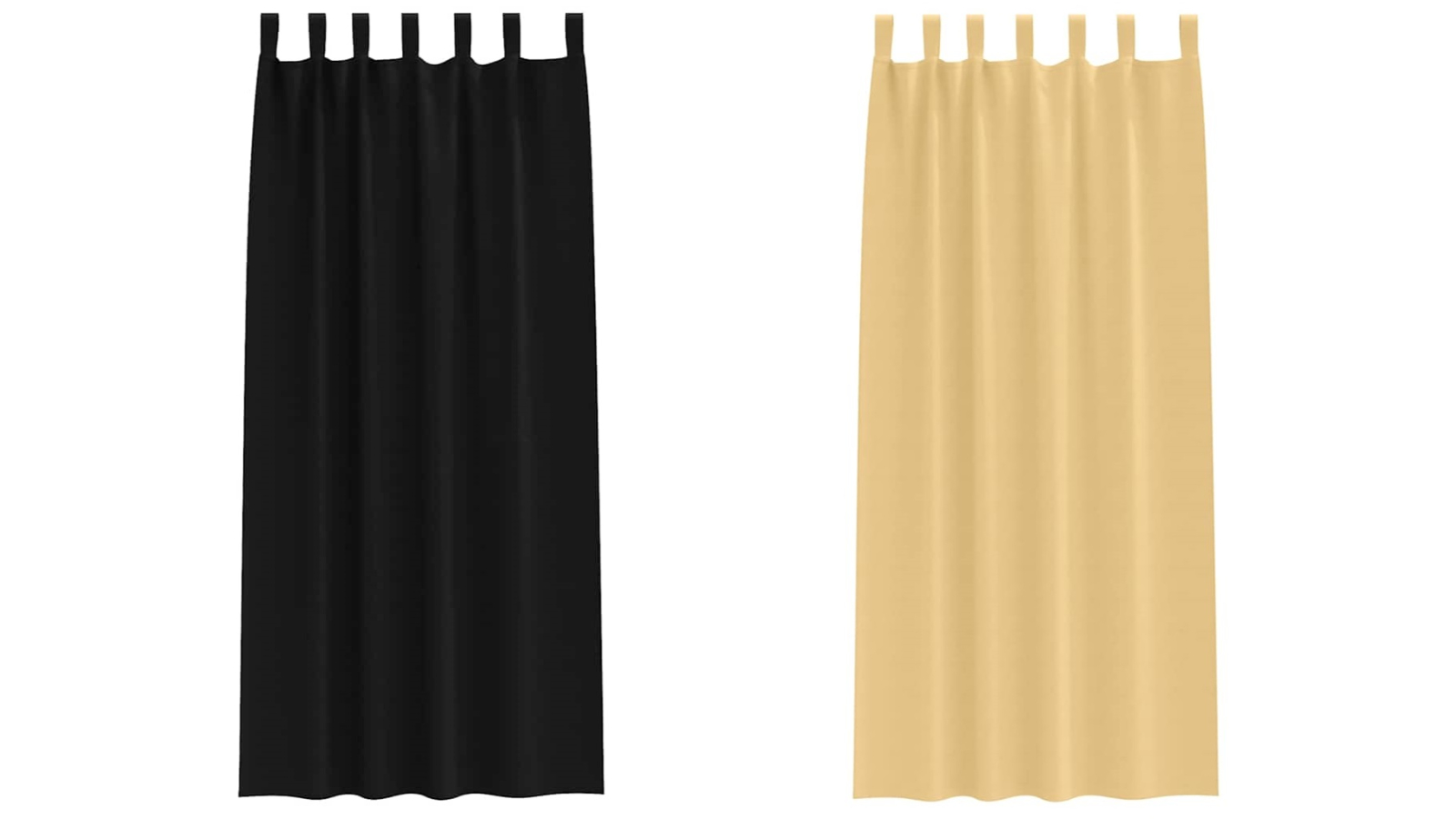 vidaXL Modern Polyester Blackout Curtain