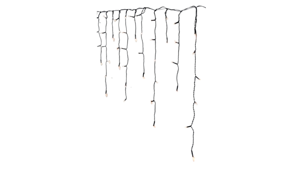 Eglo 240 LED Icicle String Light - Crisp White