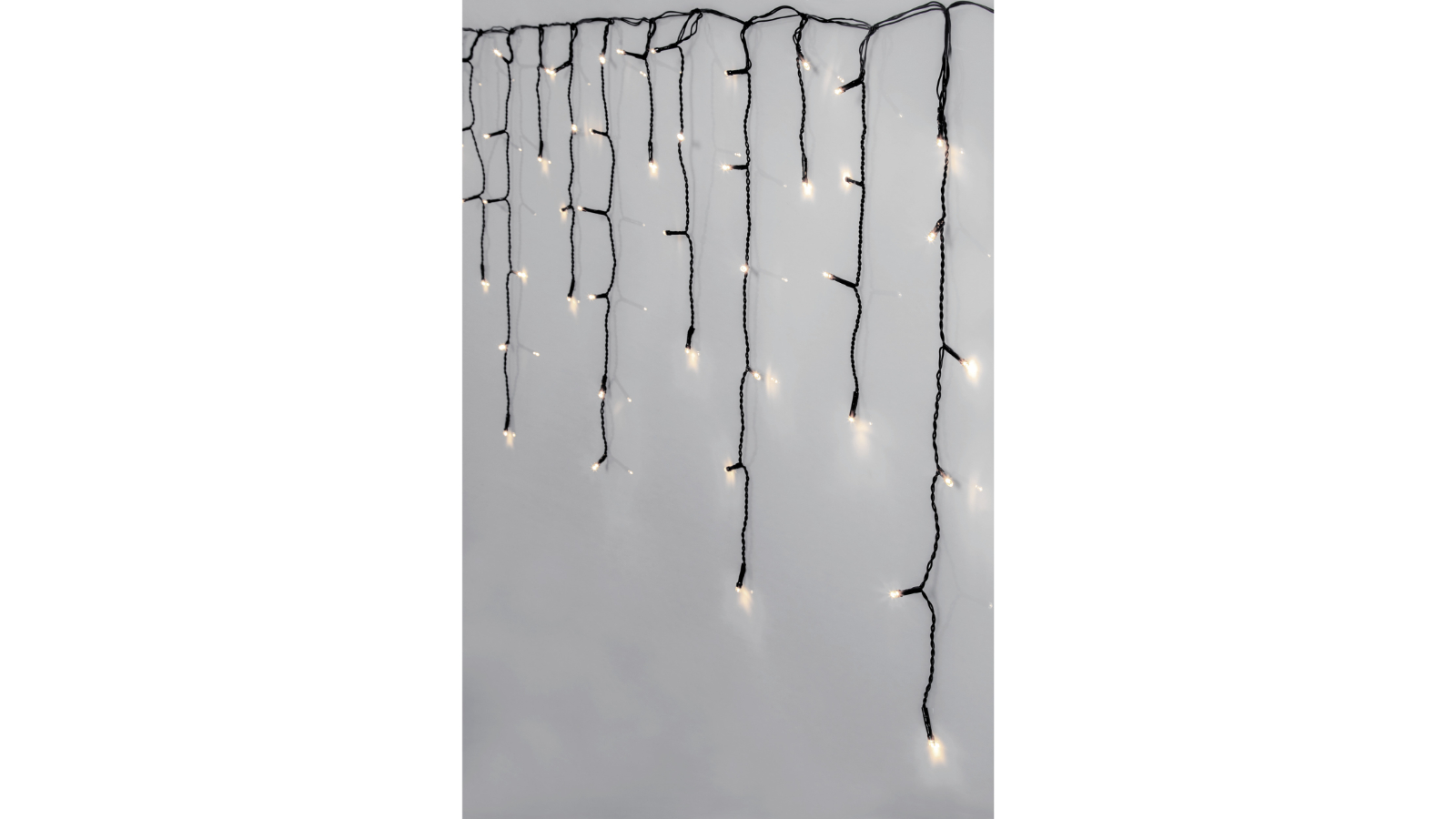 Eglo 480 LED Icicle String Light - Crisp White
