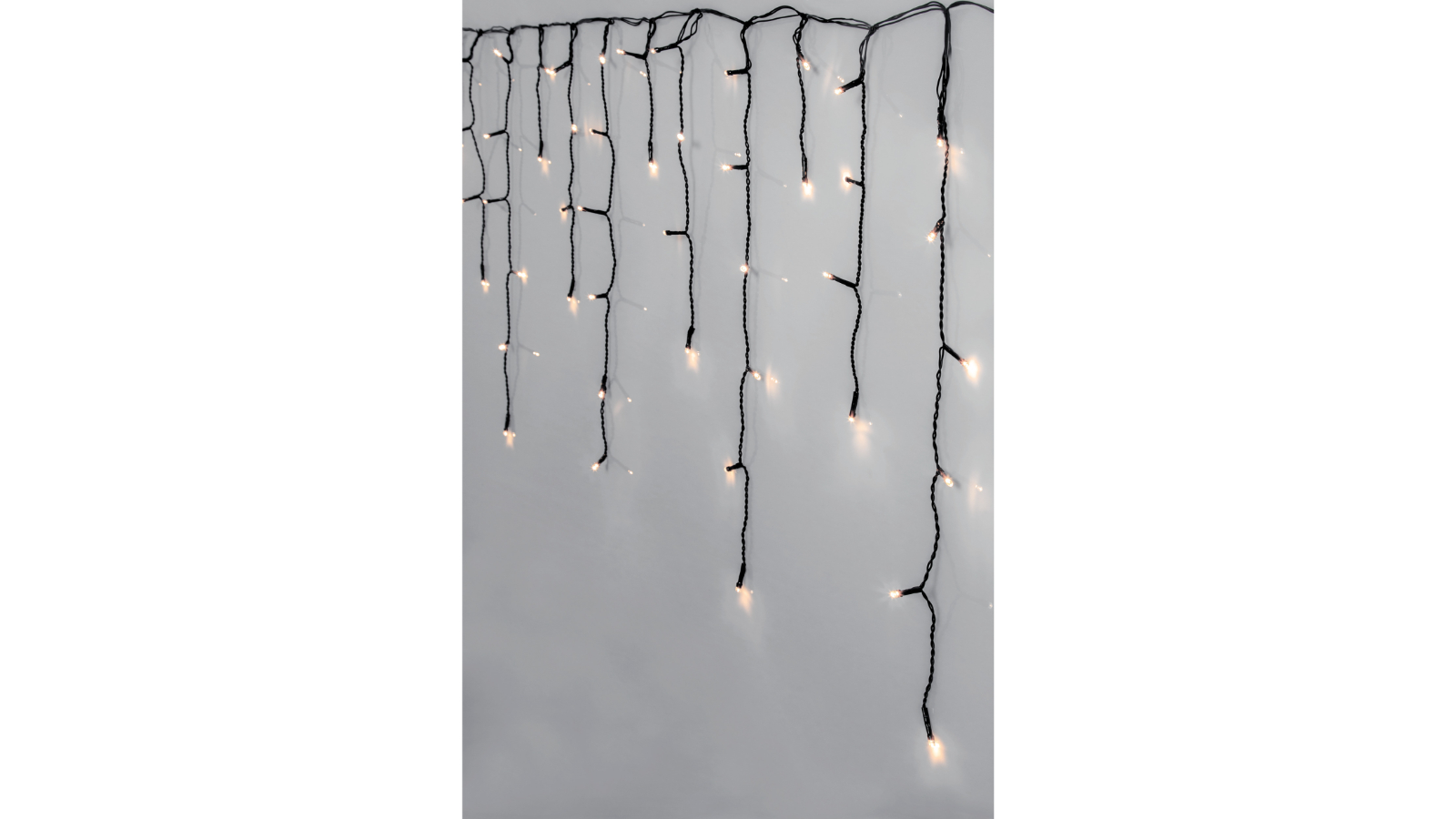 Eglo 960 LED Icicle String Light - Crisp White