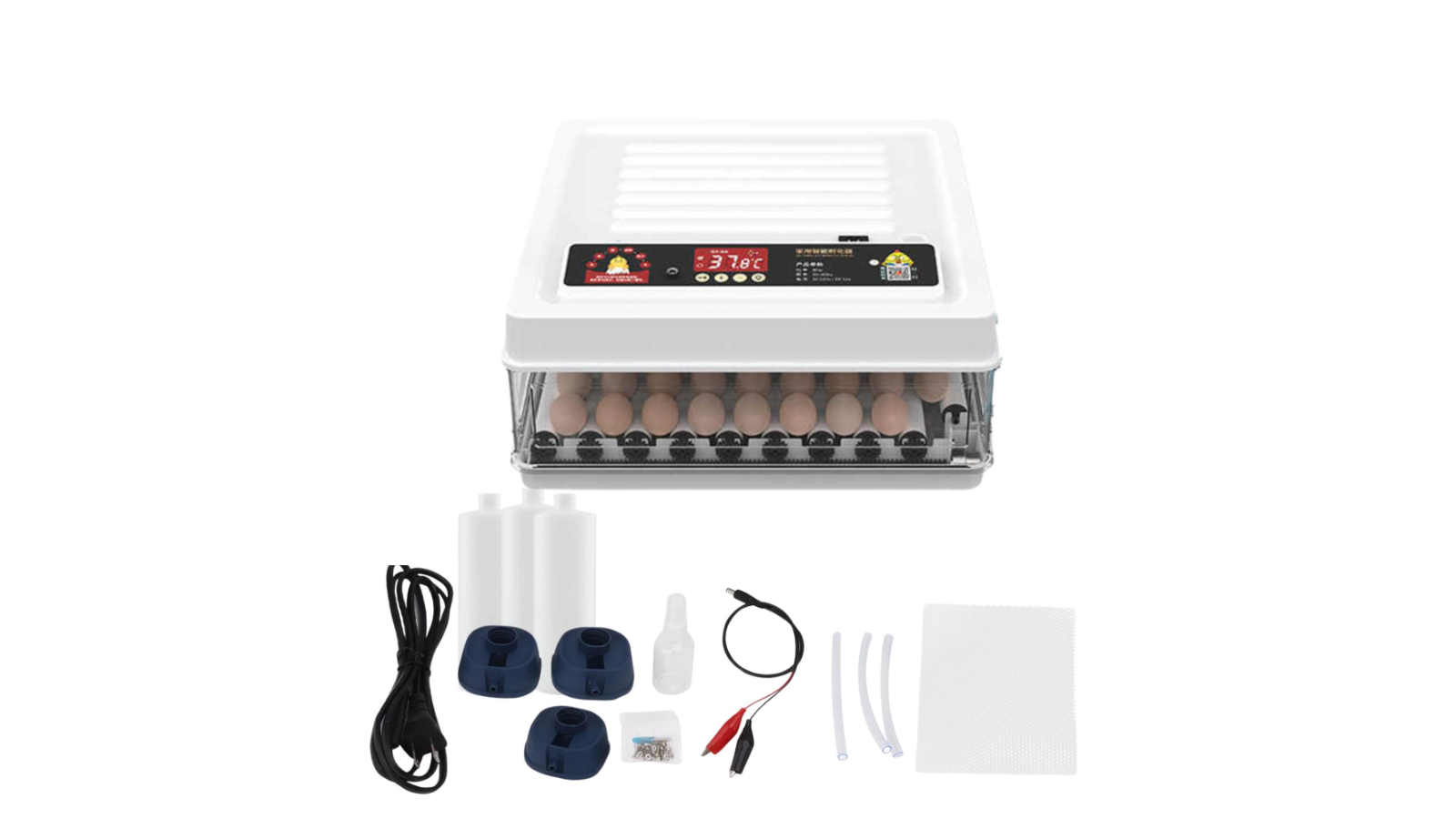 Rooster Farms Electric Digital Automatic 130 Egg Incubator