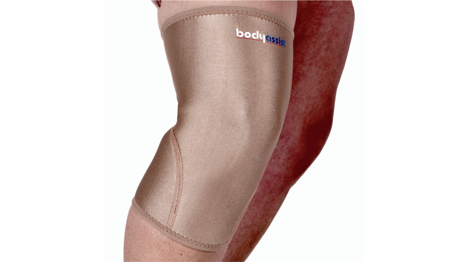 Bodyassist Beige Thermal Slip-On Knee Sleeve - Small